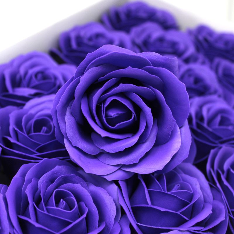 Tvålblommor till Hantverk - Stor Ros - Violett