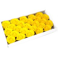 Tvålblommor till Hantverk - Stor Ros - Gul