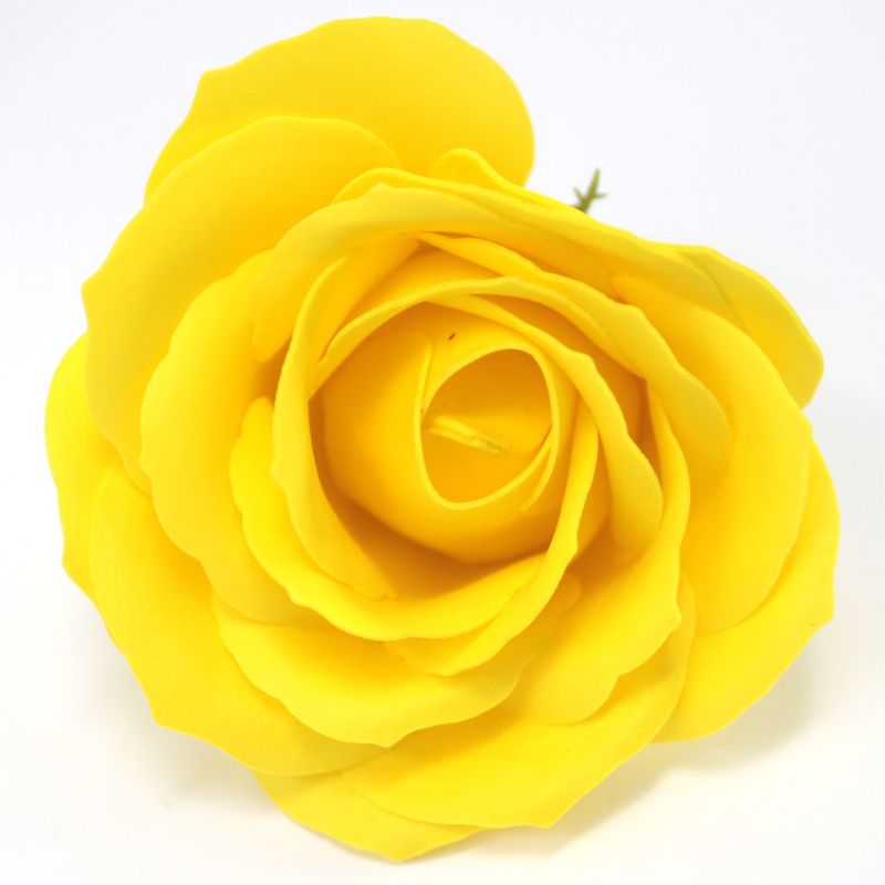 Tvålblommor till Hantverk - Stor Ros - Gul