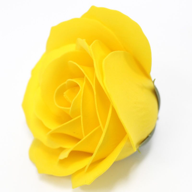 Tvålblommor till Hantverk - Stor Ros - Gul