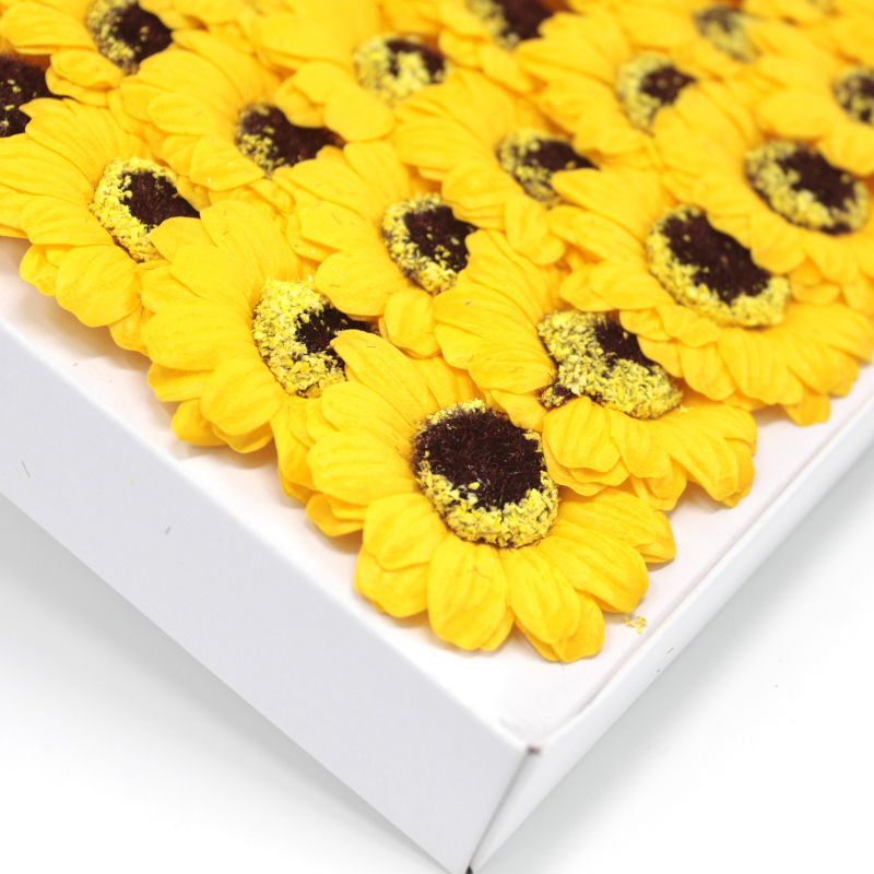 Tvålblommor till Hantverk - Liten Solros - Gul