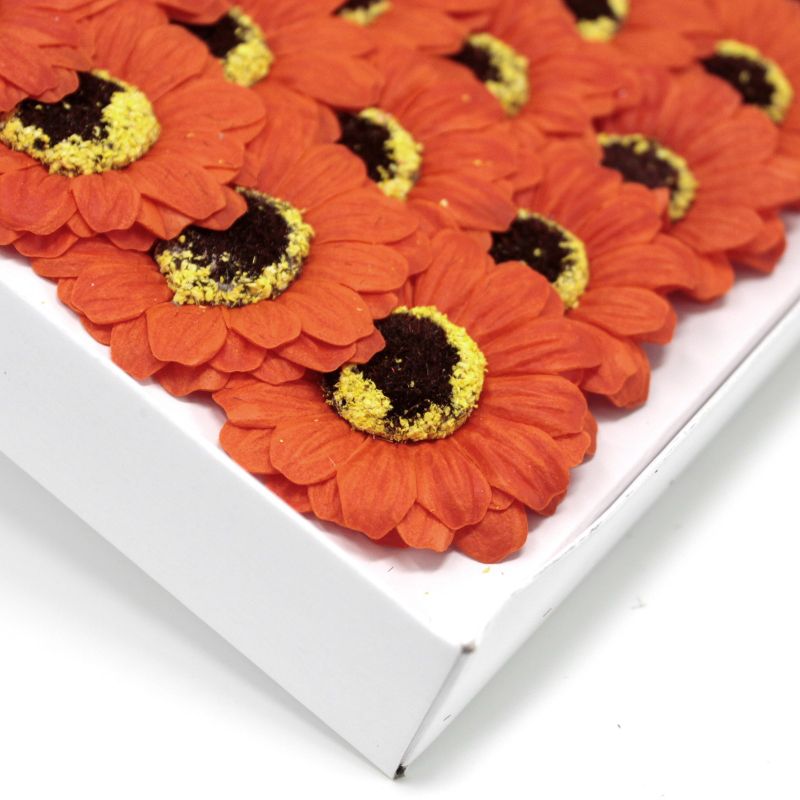 Tvålblommor till Hantverk - Liten Solros - Orange