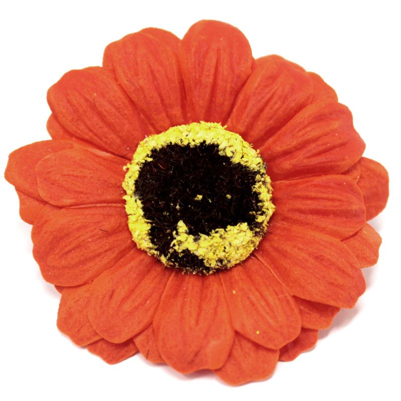 Tvålblommor till Hantverk - Liten Solros - Orange
