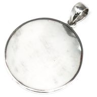Livets Träd Hänge i Silver 30mm - Pärlemor