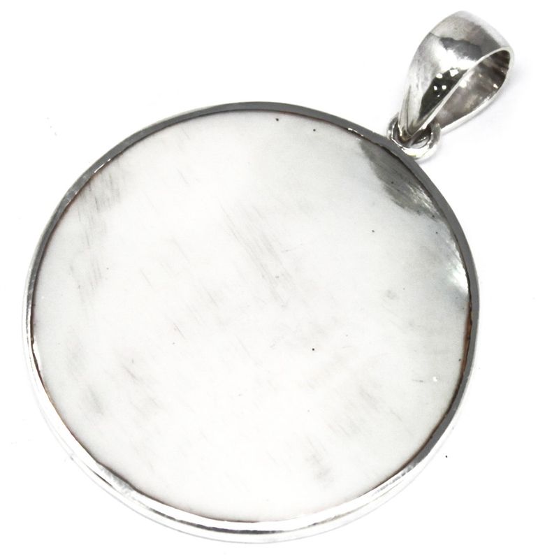 Livets Träd Hänge i Silver 30mm - Pärlemor