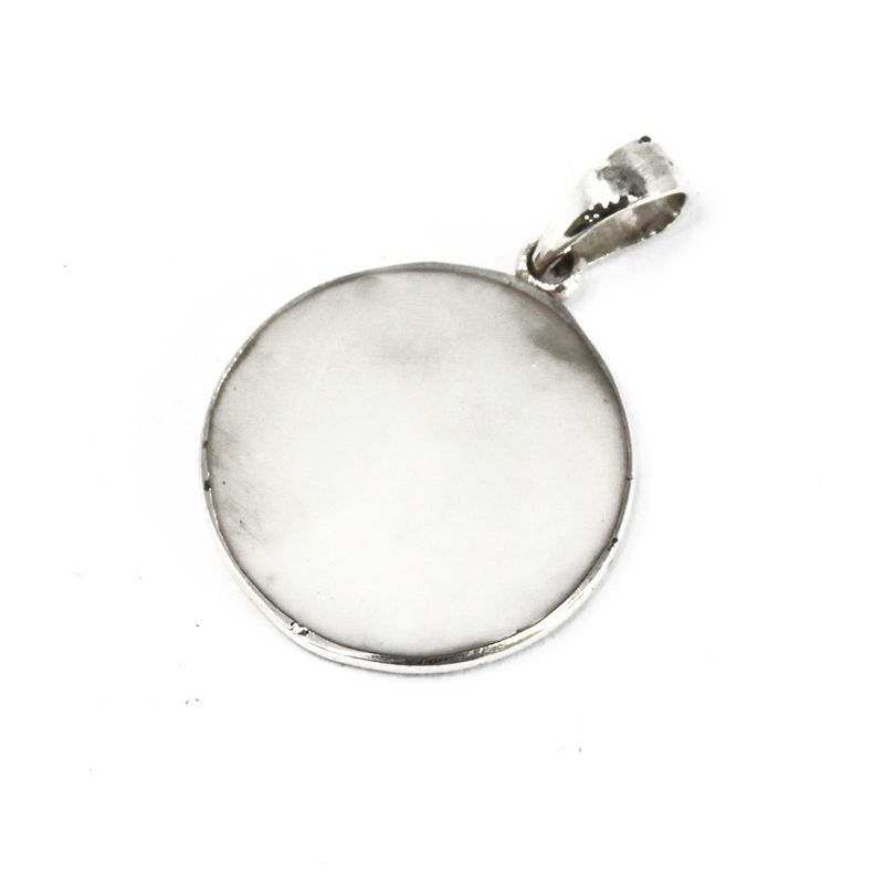 Livets Träd Hänge i Silver 22mm - Pärlemor