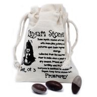 2.54cm Shiva Lingam - 3 Stenar
