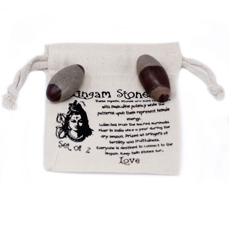 5.08cm Shiva Lingam - 2 Stenar