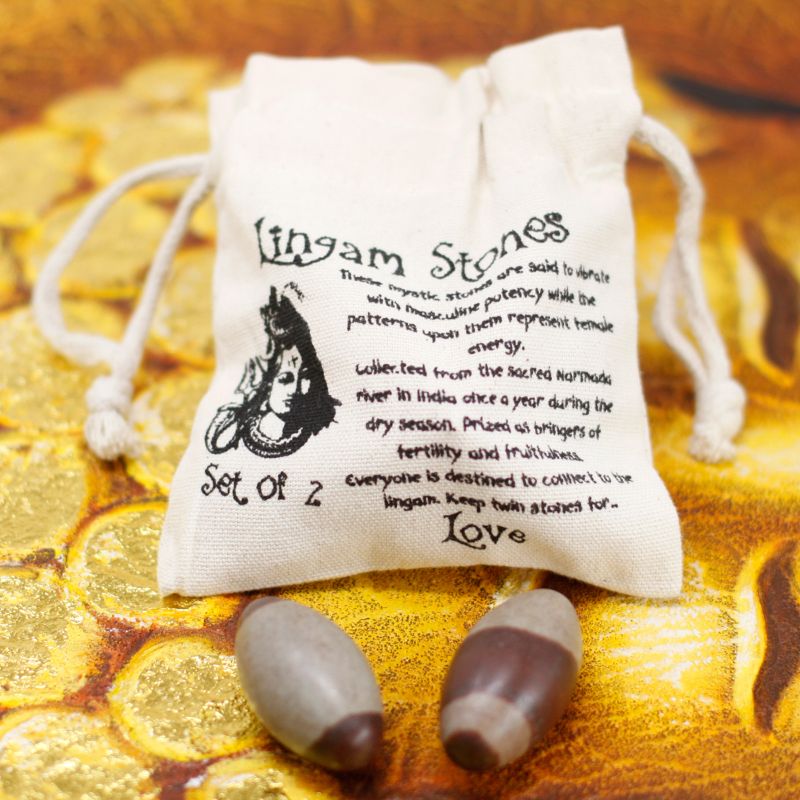 5.08cm Shiva Lingam - 2 Stenar