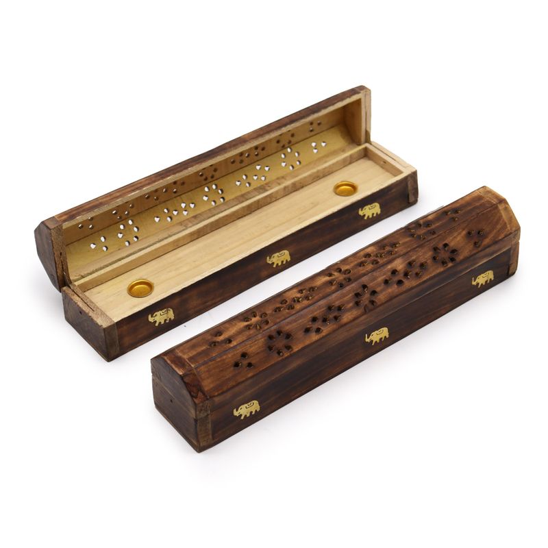 Rökelsehållare - Ask av Naturlig Mangoträ