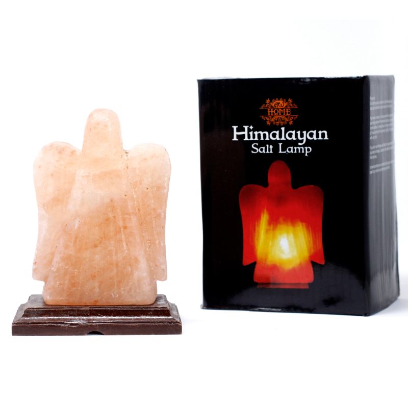 Saltlampa Hantverk - Ängel 15x10x21 cm - Utan Kabel