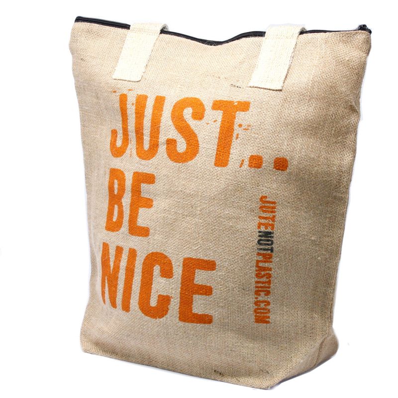 Ekologiska Jutepåsar - Just Be Nice (olika färger)