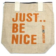 Ekologiska Jutepåsar - Just Be Nice (olika färger)