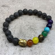 Armband av Lavasten - Buddha Chakra
