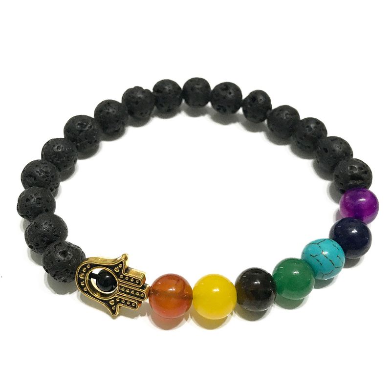Armband av Lavasten - Hamsa Chakra