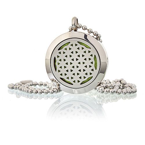 Aromaterapi Halsband - Livets Blomma - 25mm