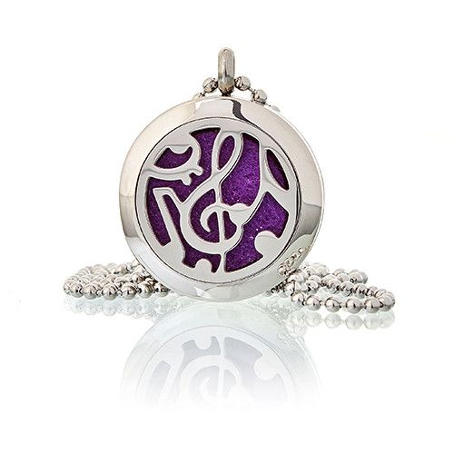 Aromaterapi Halsband - Musiknoter - 25mm