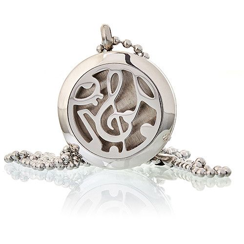 Aromaterapi Halsband - Musiknoter - 25mm
