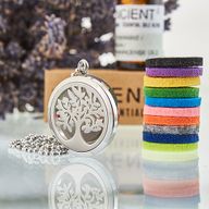 Aromaterapi Halsband - Livets Träd - 30mm