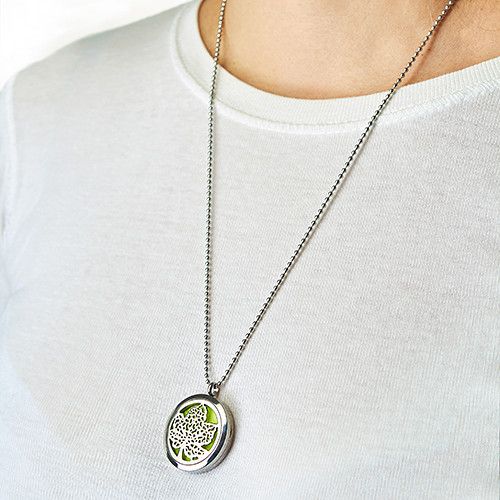 Aromaterapi Halsband - Livets Träd - 30mm