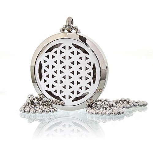 Aromaterapi Halsband - Livets Blomma - 30mm