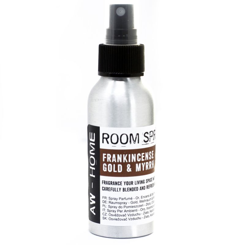 100ml Rumsspray - Guld, Rökelse & Myrra