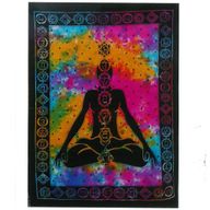 Väggdekoration i Bomull - Chakra Buddha