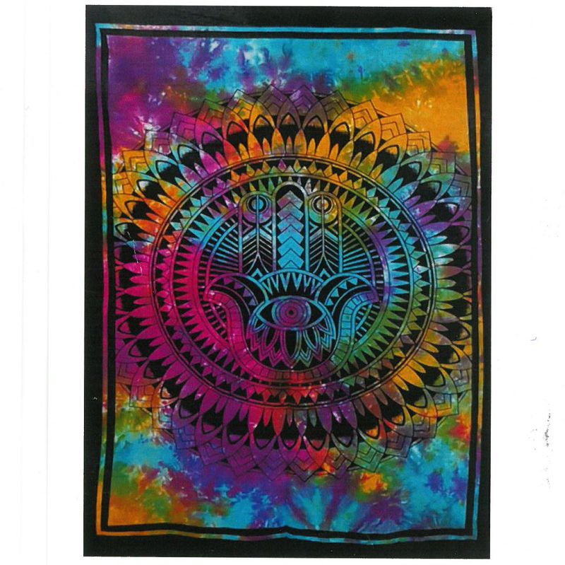 Väggdekoration i Bomull - Hamsa Hand