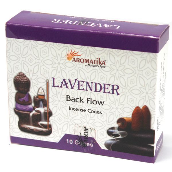 Aromatika Tillbakaflöde Rökelskoner - Lavendel