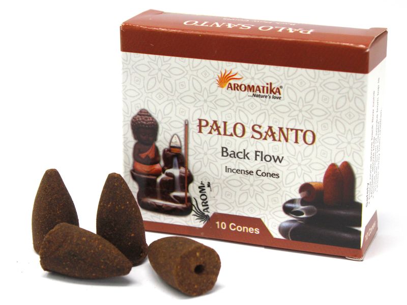 Aromatika Tillbakaflöde Rökelskoner - Palo Santo