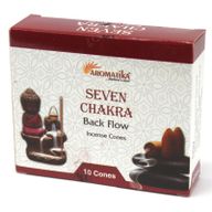 Aromatika Tillbakaflöde Rökelskoner - 7 Charkra