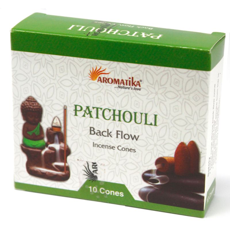 Aromatika Tillbakaflöde Rökelskoner - Patchouli