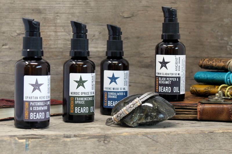 50ml Skäggolja - Viking Mysk - Rengör!