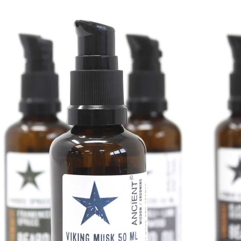 50ml Skäggolja - Viking Mysk - Rengör!