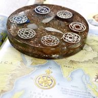 Orgonit till Skrivbord - Ängel Chakra - Stor