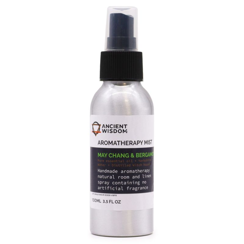 100ml Spray med Eteriska Oljor - May Chang & Bergamott