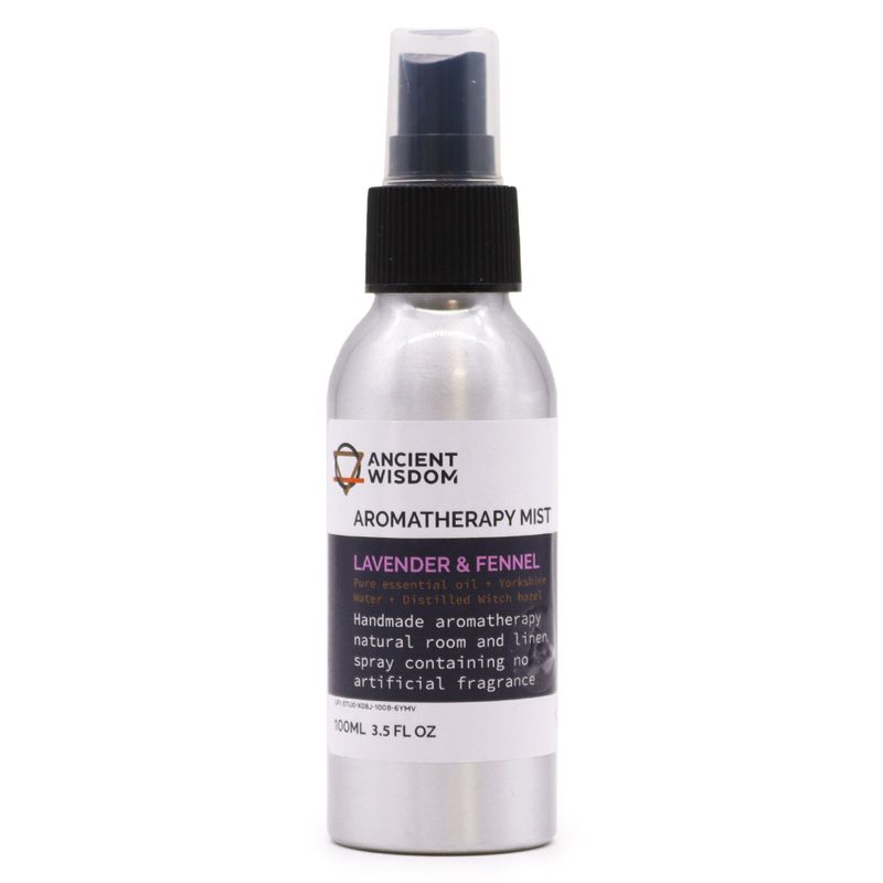 100ml Spray med Eteriska Oljor - Lavendel & Fänkål
