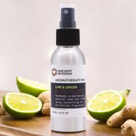 100ml Spray med Eteriska Oljor - Lime & Ingefära
