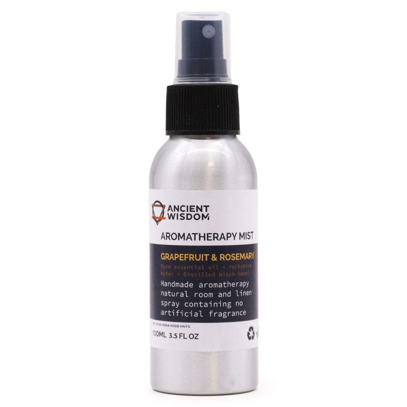 100ml Spray med Eteriska Oljor - Graperfrukt & Rosmarin