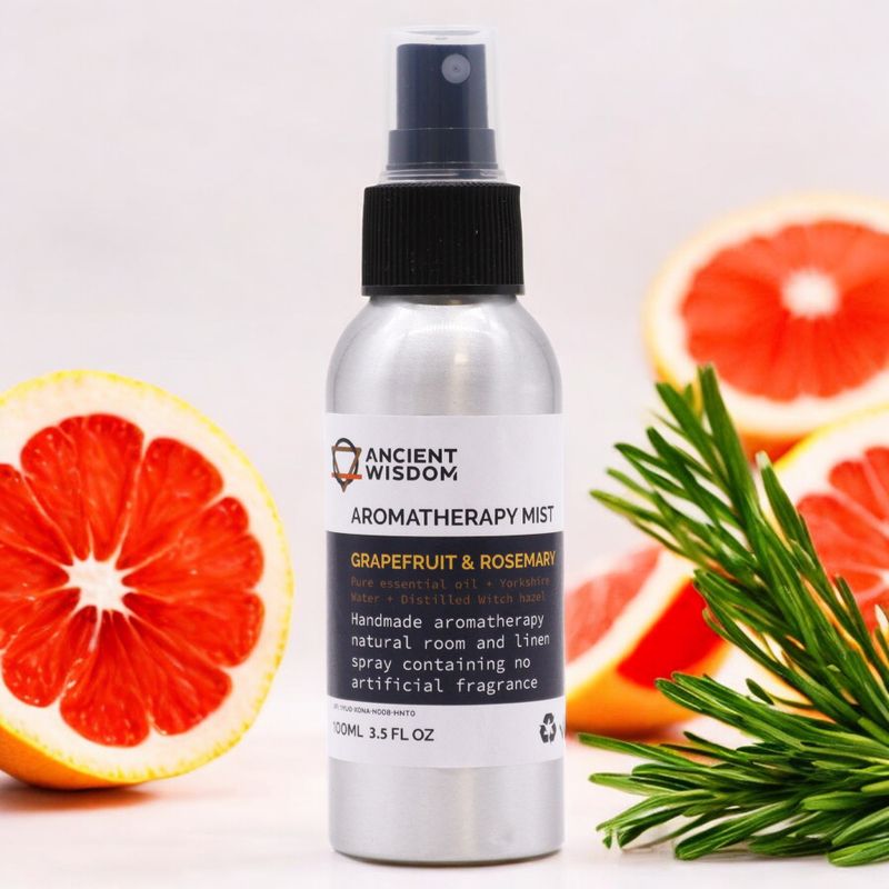 100ml Spray med Eteriska Oljor - Graperfrukt & Rosmarin