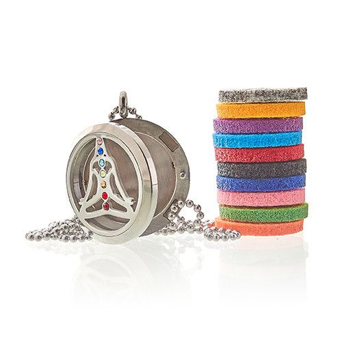 Aromaterapi Halsband - Yoga Chakra - 30mm