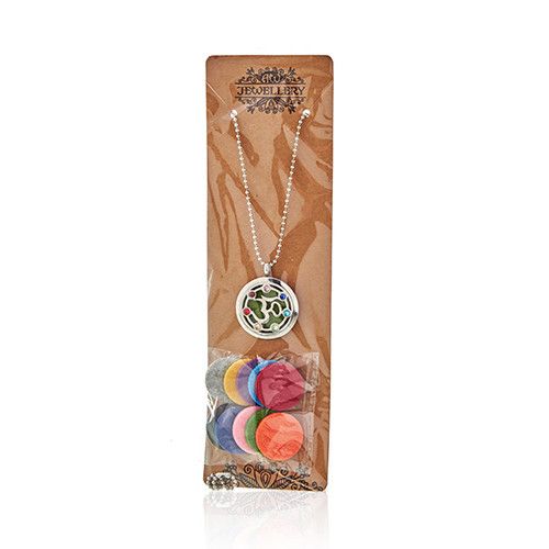 Aromaterapi Halsband - Hamsa Chakra - 30mm