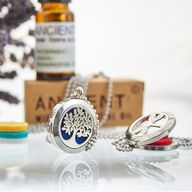 Aromaterapi Halsband - Hamsa Chakra - 30mm