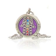 Aromaterapi Halsband - Hamsa Chakra - 30mm