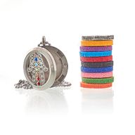 Aromaterapi Halsband - Hamsa Chakra - 30mm
