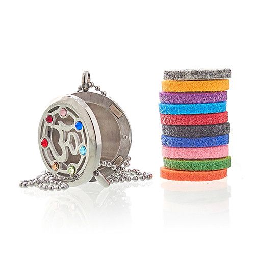 Aromaterapi Halsband - OM Chakra - 30mm