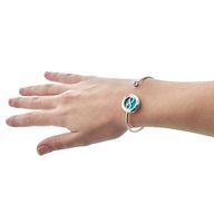 Aromaterapi Armband med Kristall - Trollslända - 20mm