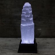 Naturligt Selenittorn - 15 cm