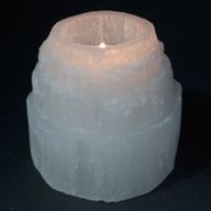 Bergstopp Ljuslykta av Selenit - 8 cm