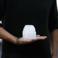 Bergstopp Ljuslykta av Selenit - 8 cm